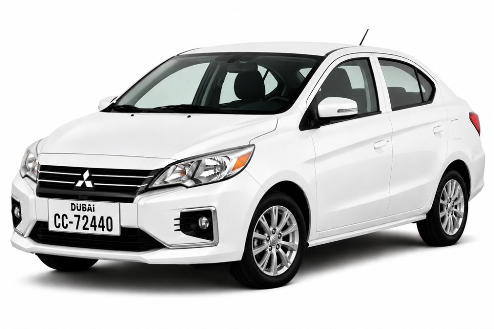 Mitsubishi Attrage in White