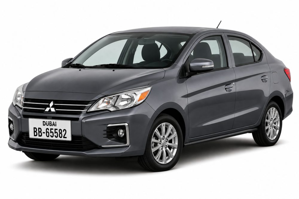 Mitsubishi Attrage in Gray